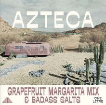 Load image into Gallery viewer, Azteca Margarita Mix - Grapefruit Margarita Mix and Badass Salts
