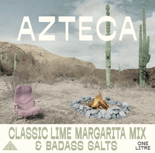 Load image into Gallery viewer, Azteca Margarita Mix - Classic Lime and Badass Salts
